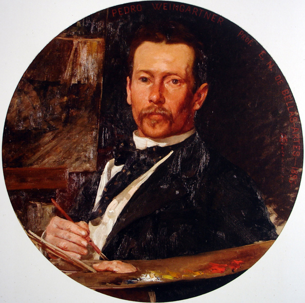 Portrait of the painter Pedro Weingartner
